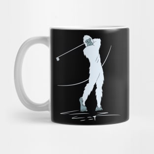 Yeti Golf Player Mug